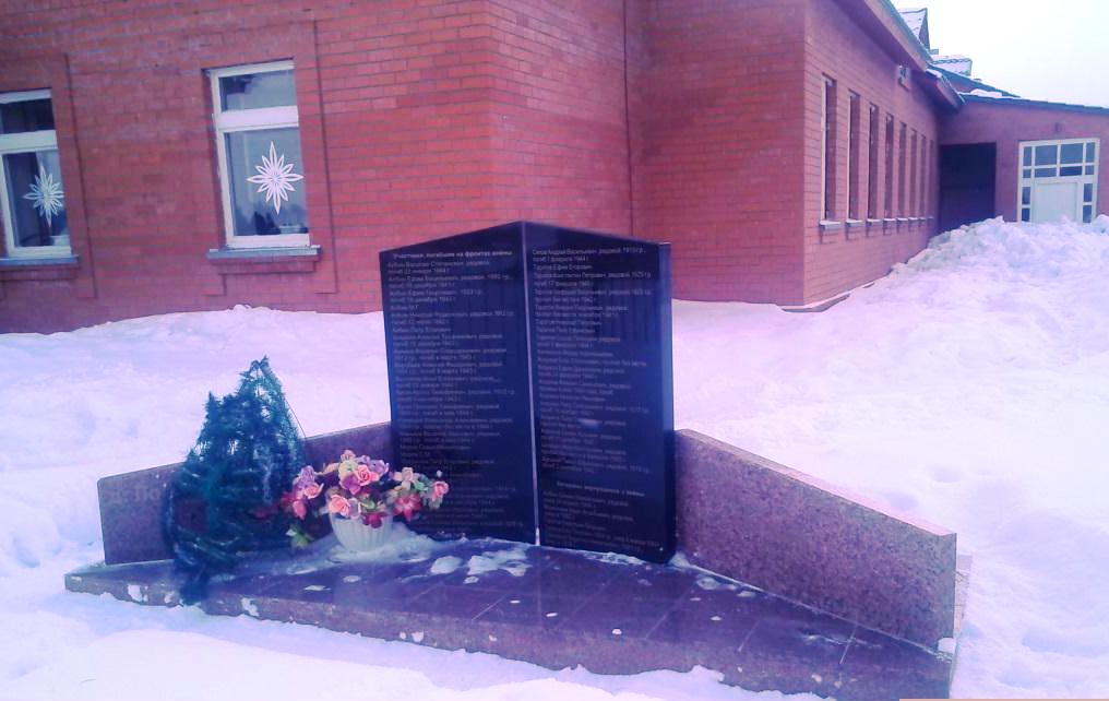 Обелиск памяти павшим воинам Великой Отечественной войны 1941 – 1945 гг.