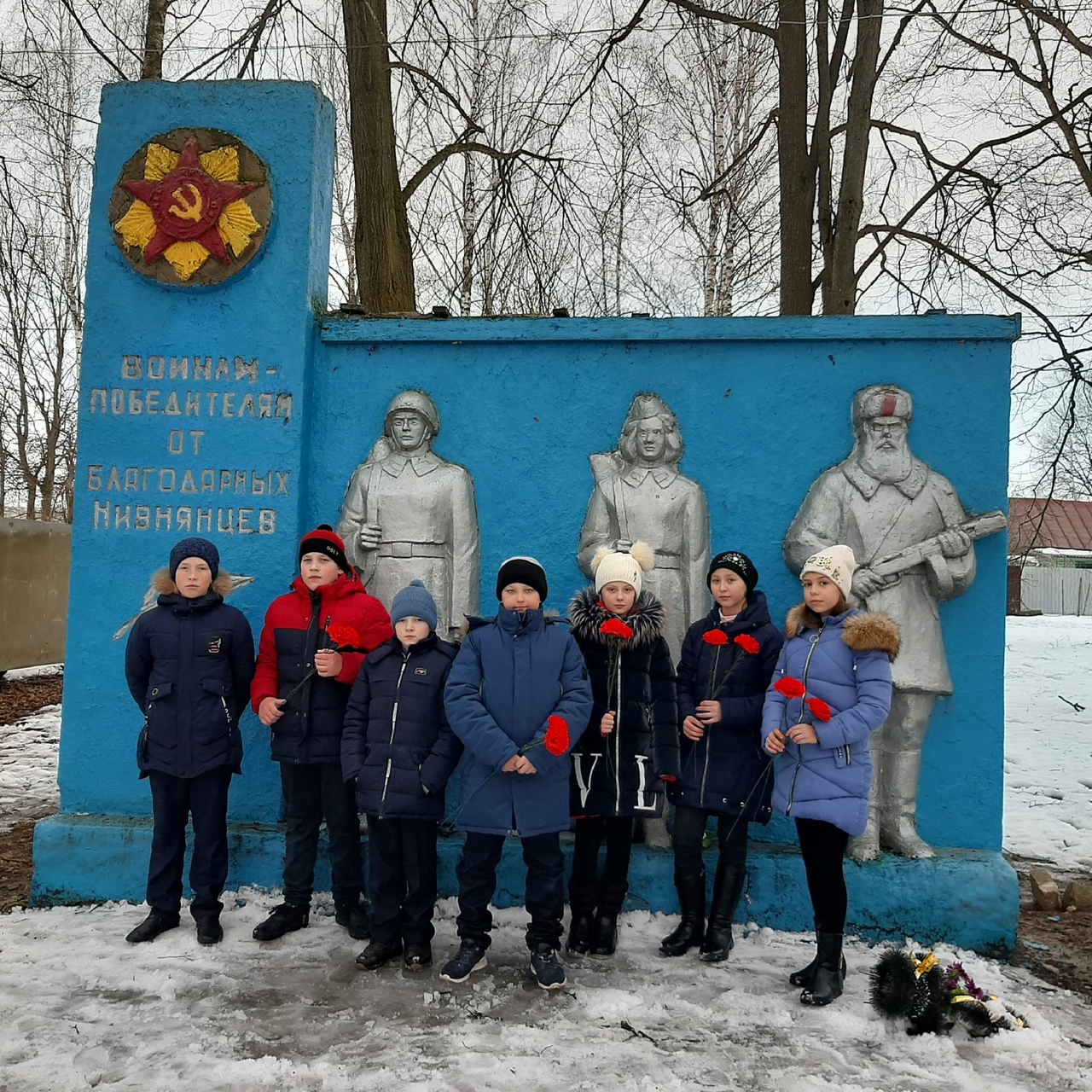 Памятные места села Нивное Суражского района