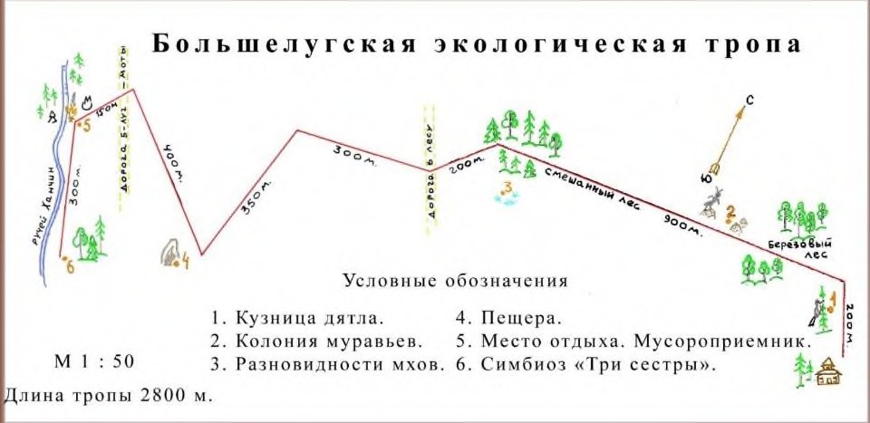 Комплексная экологическая оценка на Большелугскую экологическую тропу