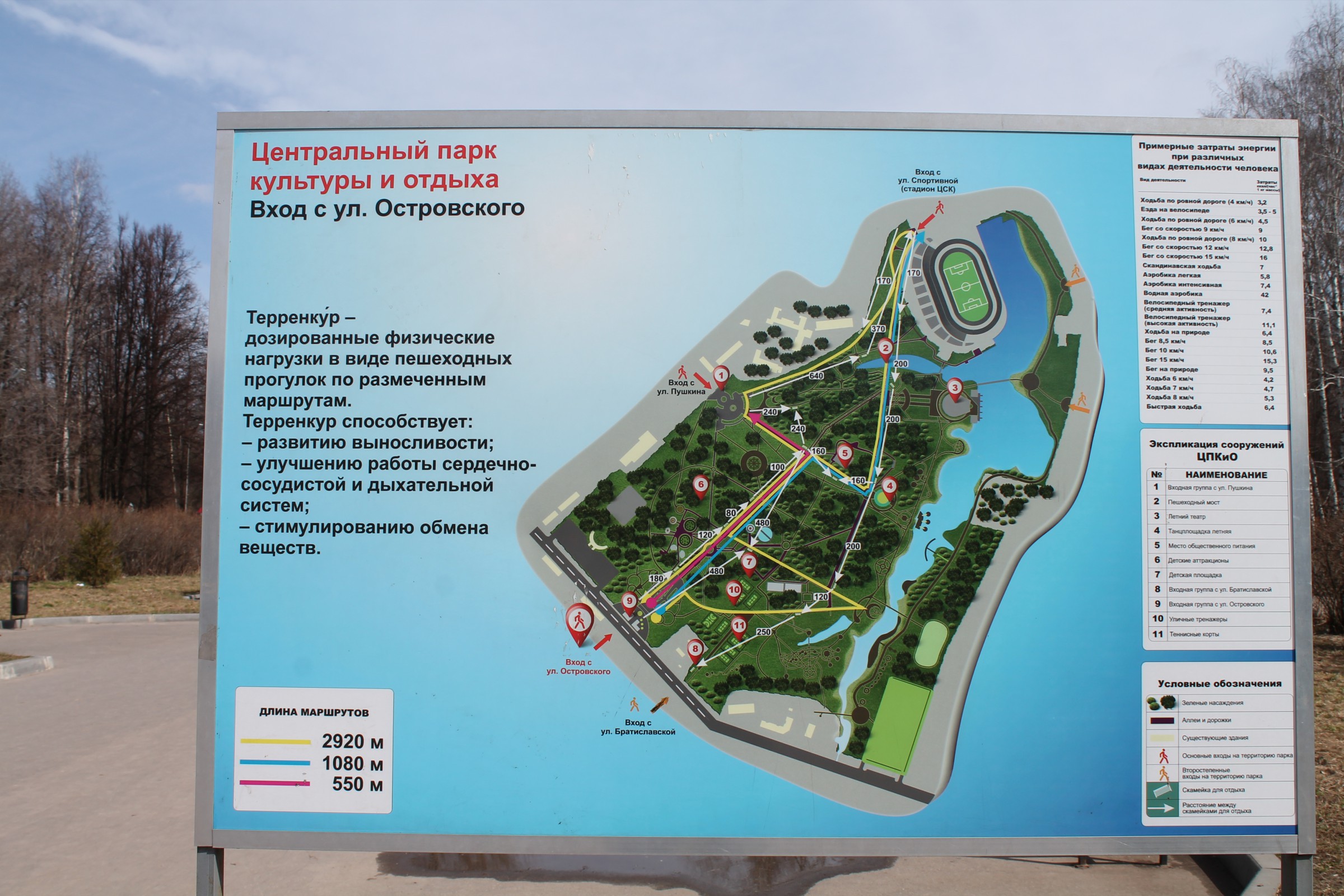 "Центральный парк культуры и отдыха. История и современность"
